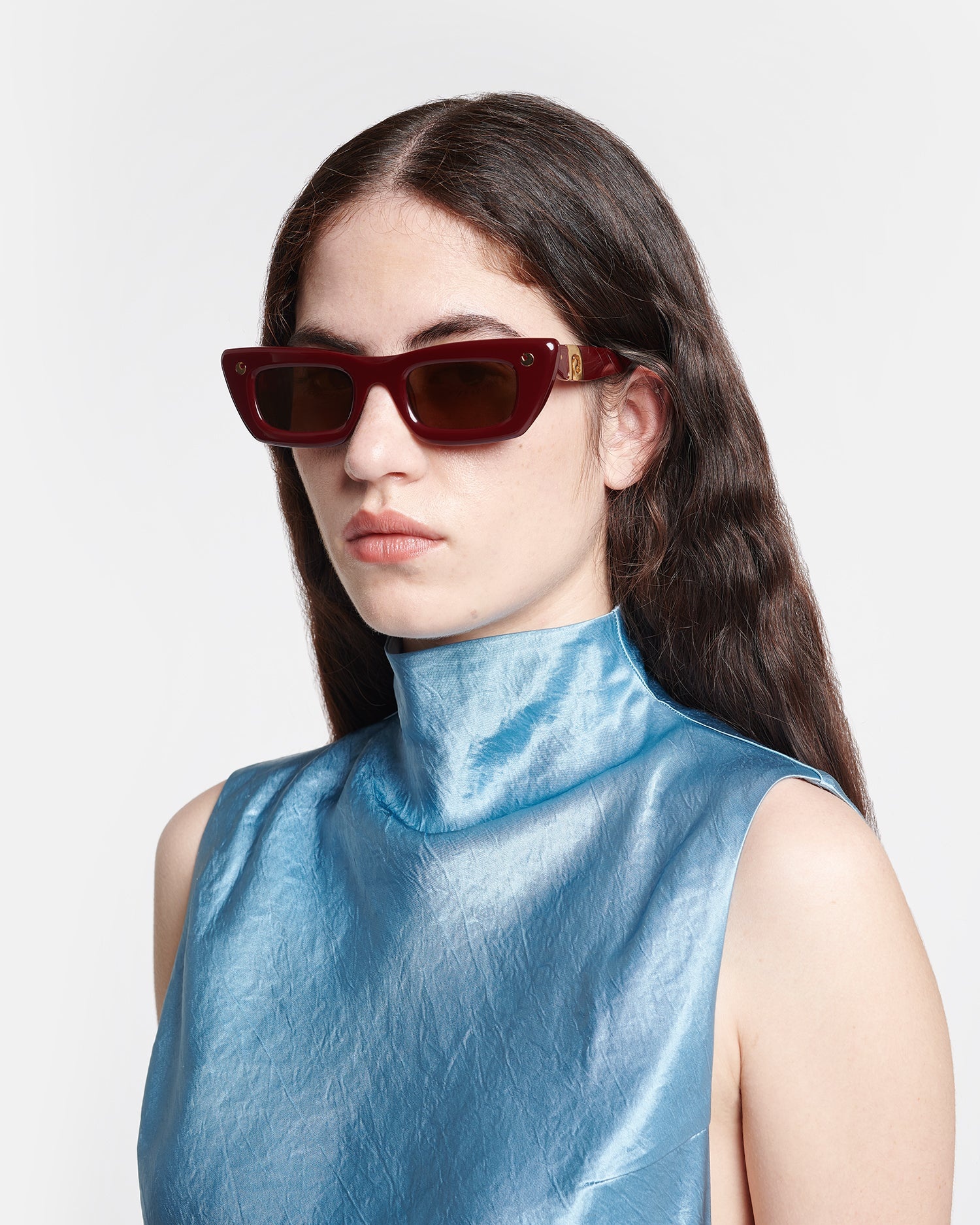 Bio-Plastic Oversized Cat-Eye Sunglasses - 5