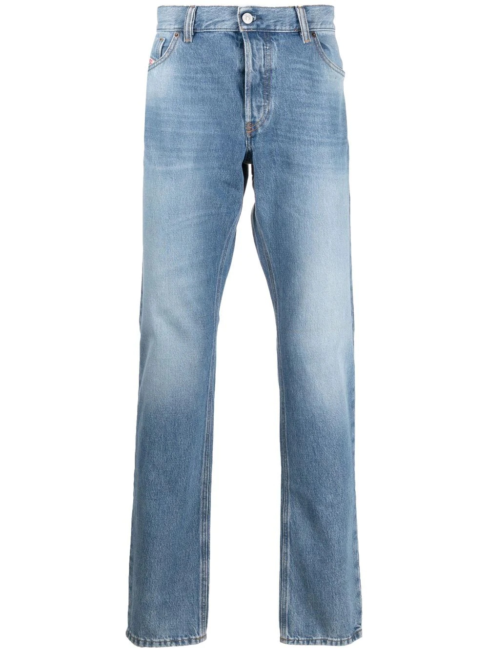 light-wash slim-fit jeans - 1