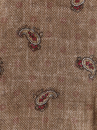 Brunello Cucinelli Linen and silk pochette outlook
