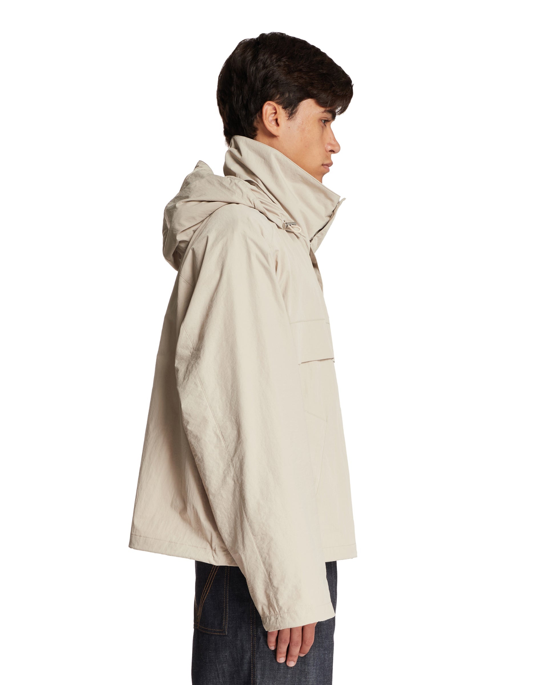 Beige Technical Nylon Jacket - 5