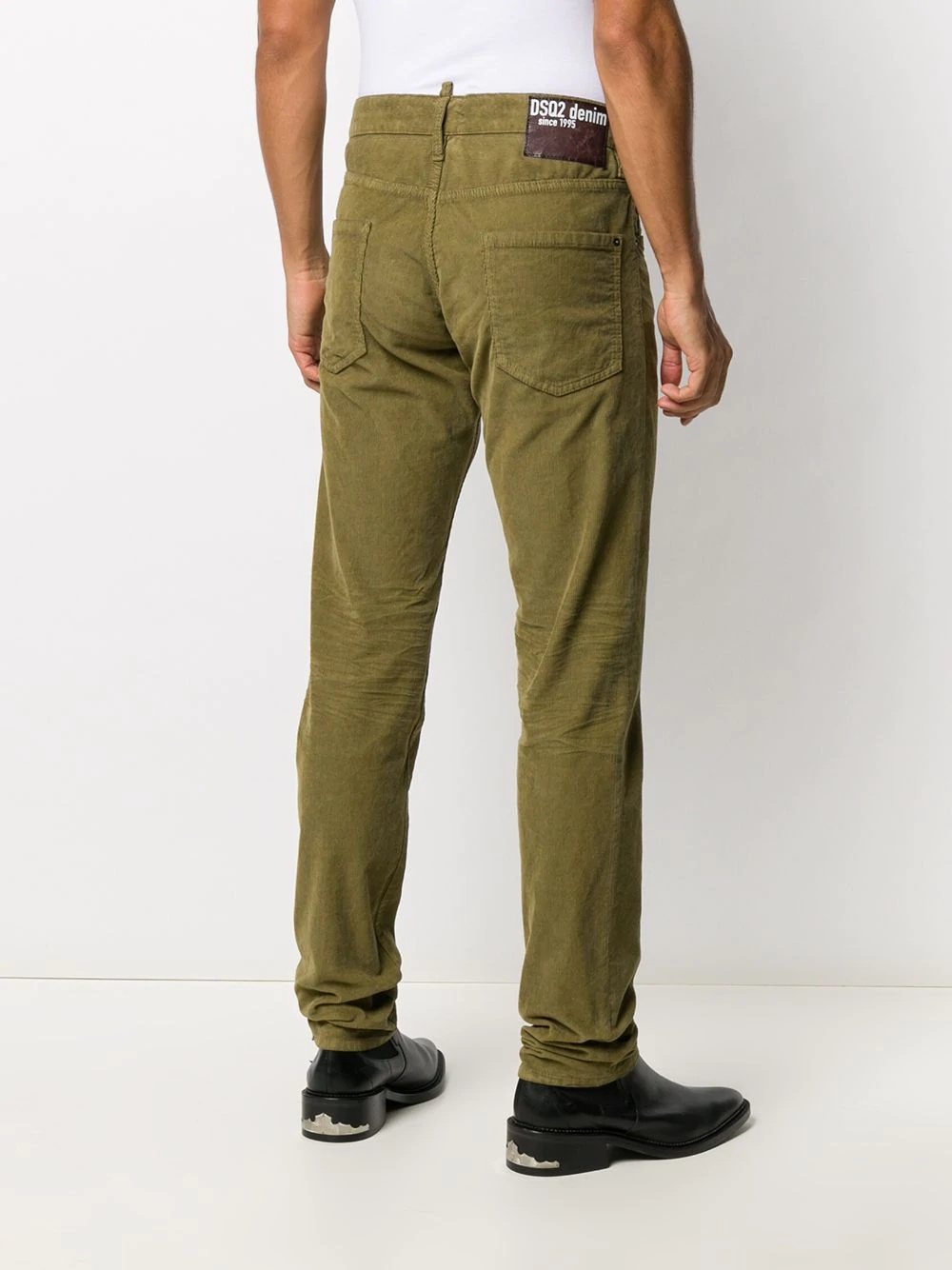 straight-fit corduroy trousers - 4