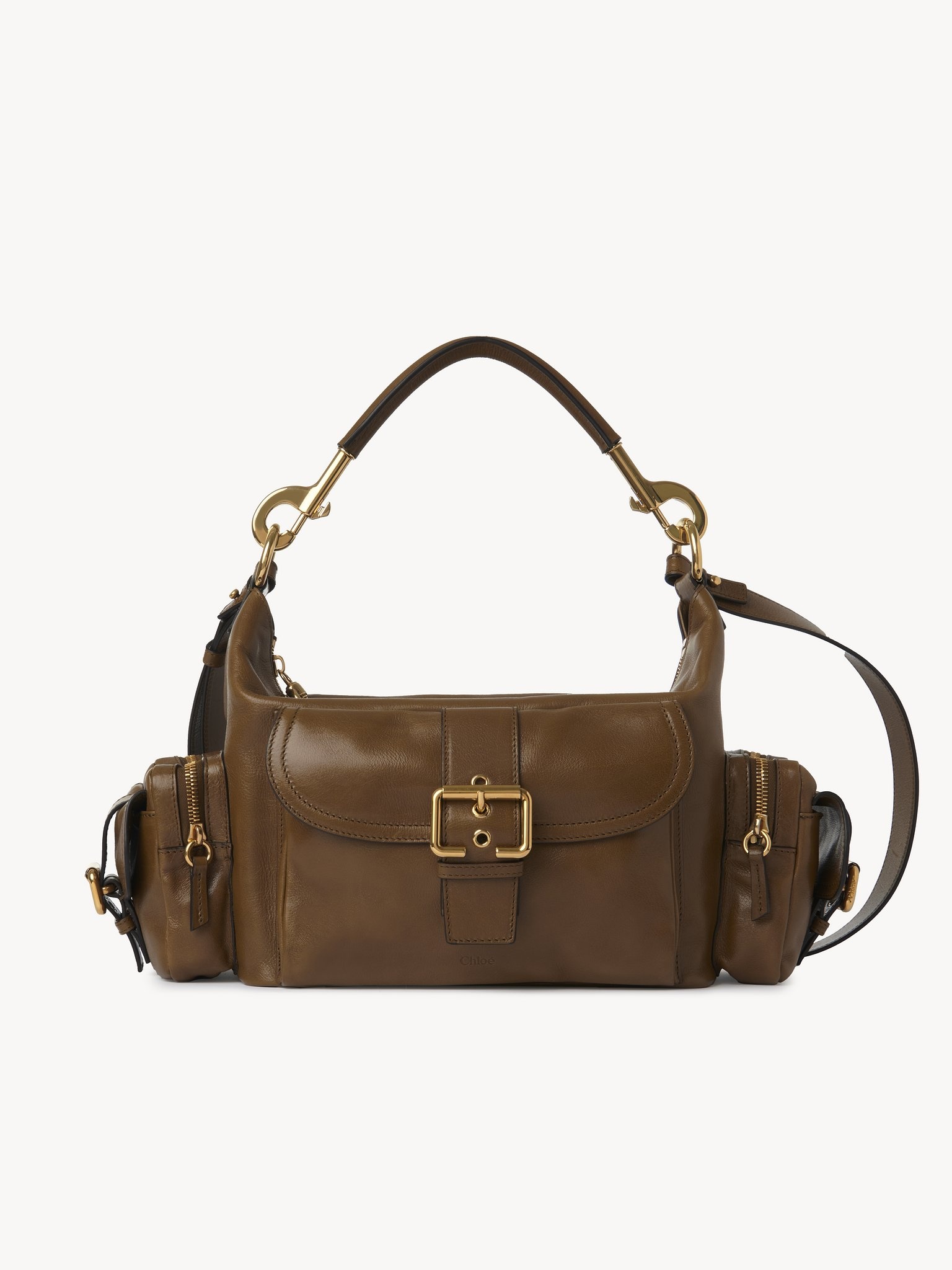 CAMERA BAG IN SHINY LEATHER - 1