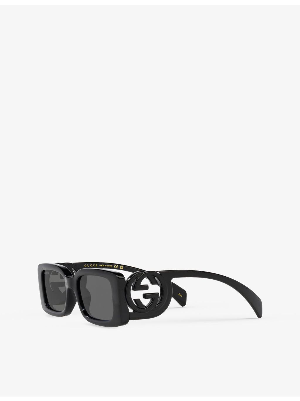 GG1325S branded-arm rectangle-frame acetate sunglasses - 4