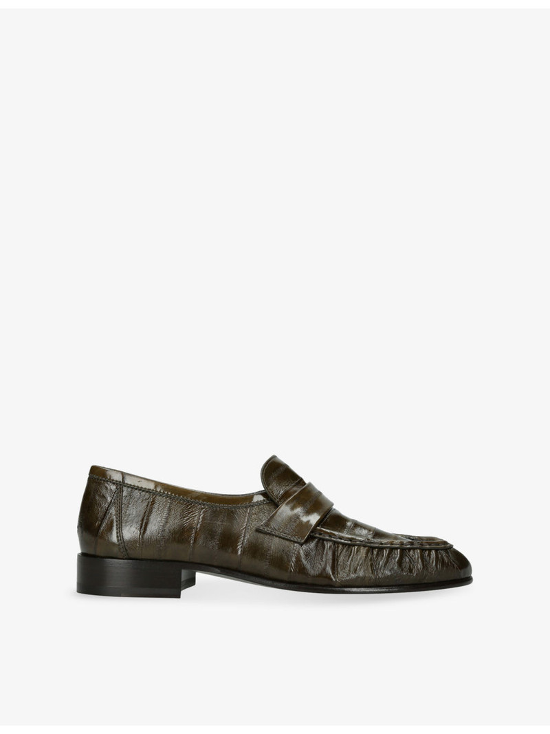 Eel Soft Leather Loafers 1
