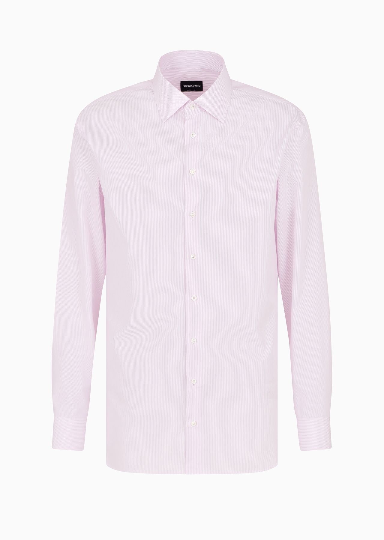 Regular-fit shirt in luxury cotton with a micro-pattern - 1