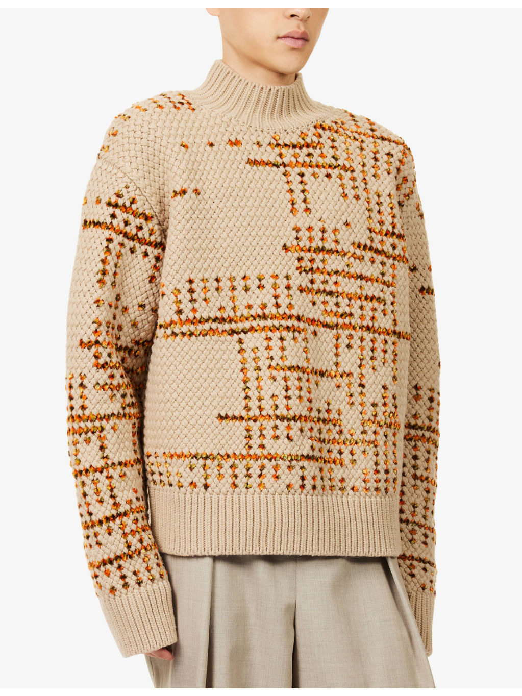 Mauritius Macao Patterned Wool-Blend Jumper - 3