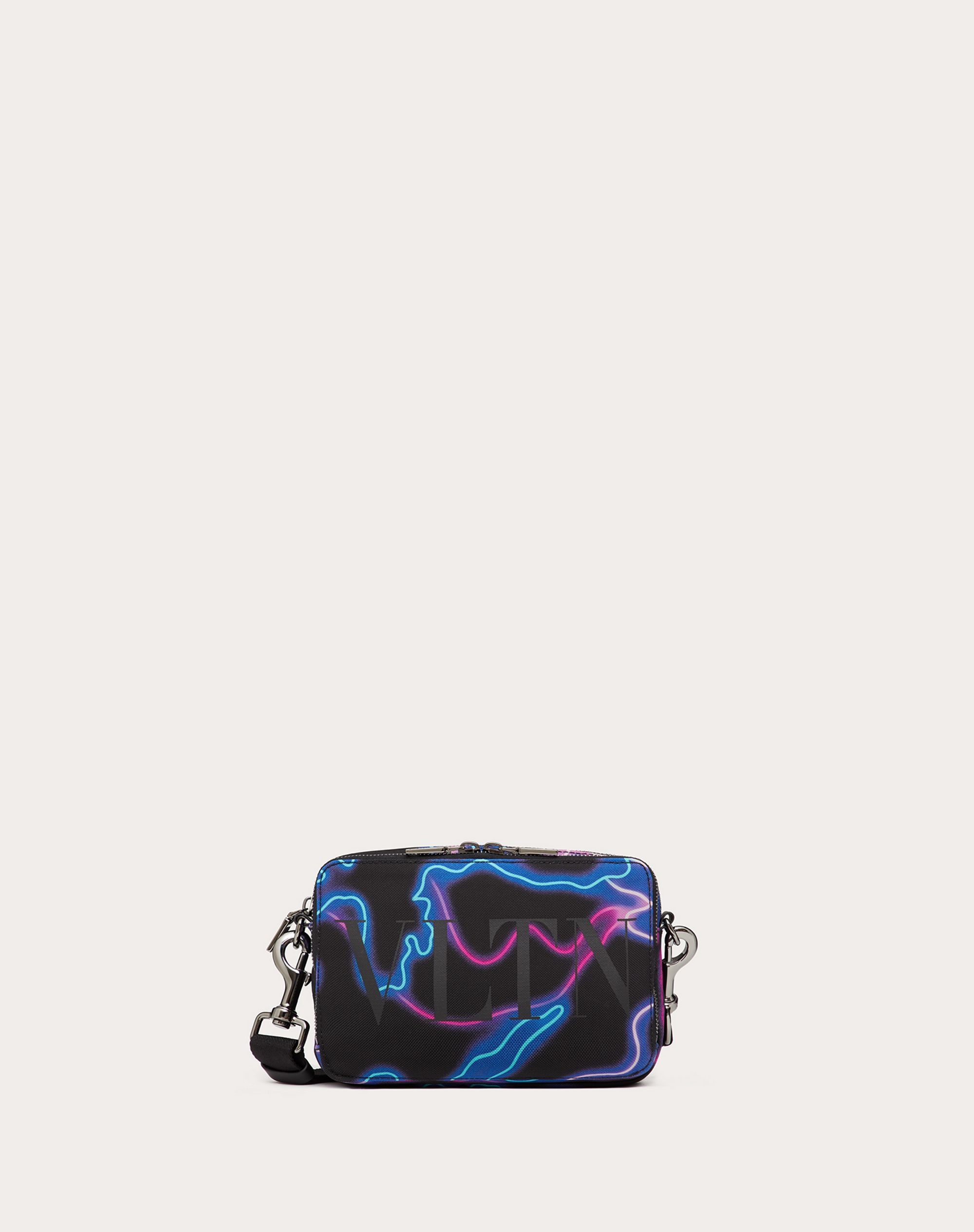 NEON CAMOU NYLON CROSSBODY BAG - 1