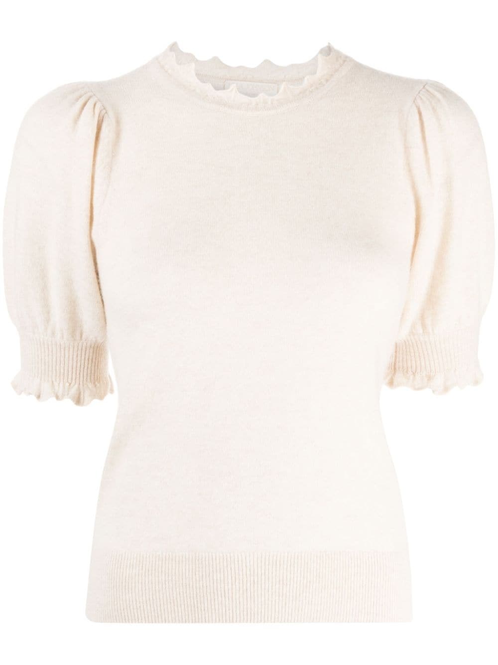 Lotta ruffled cashmere top - 1