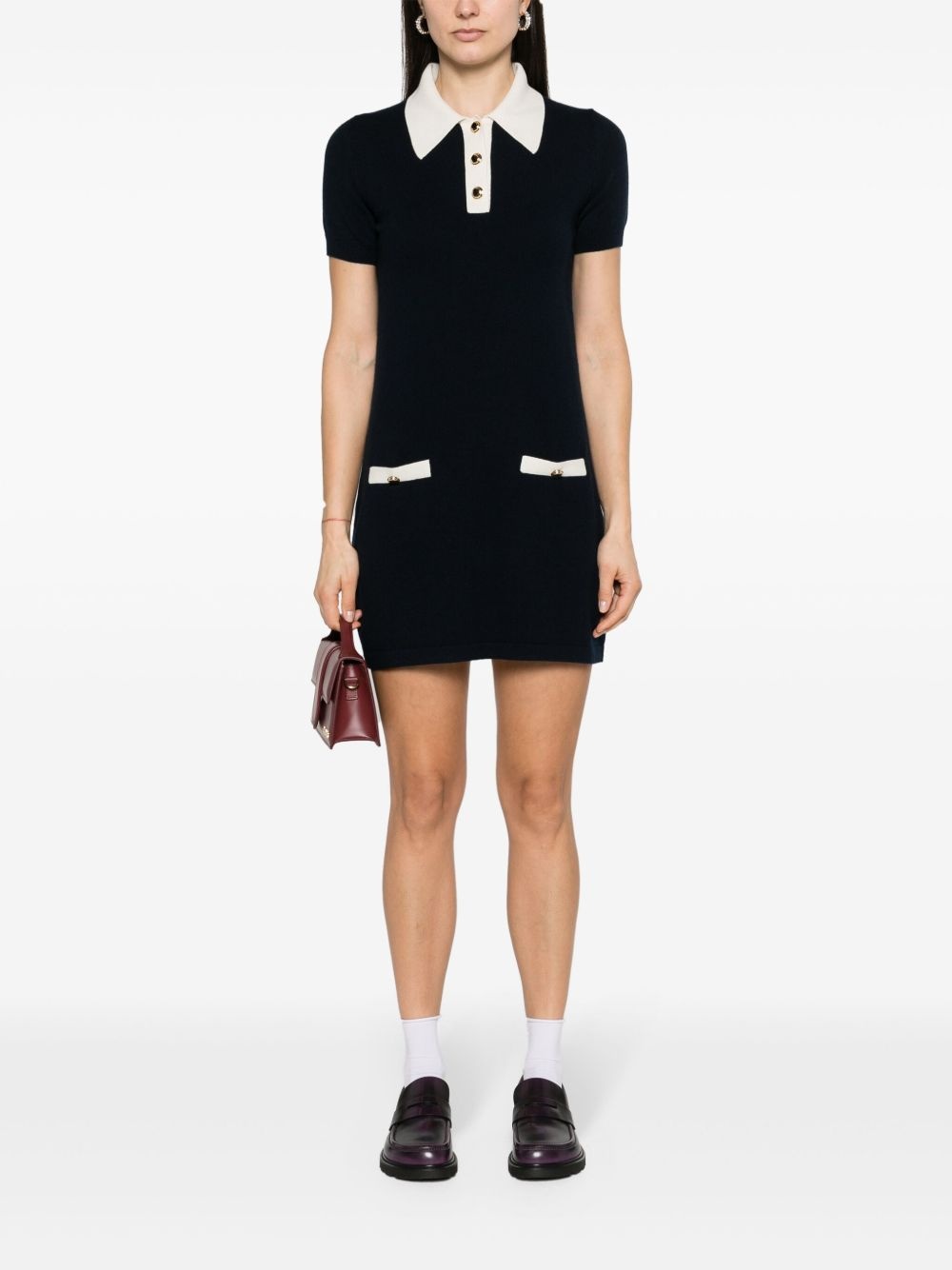 fine-knit cashmere dress - 2