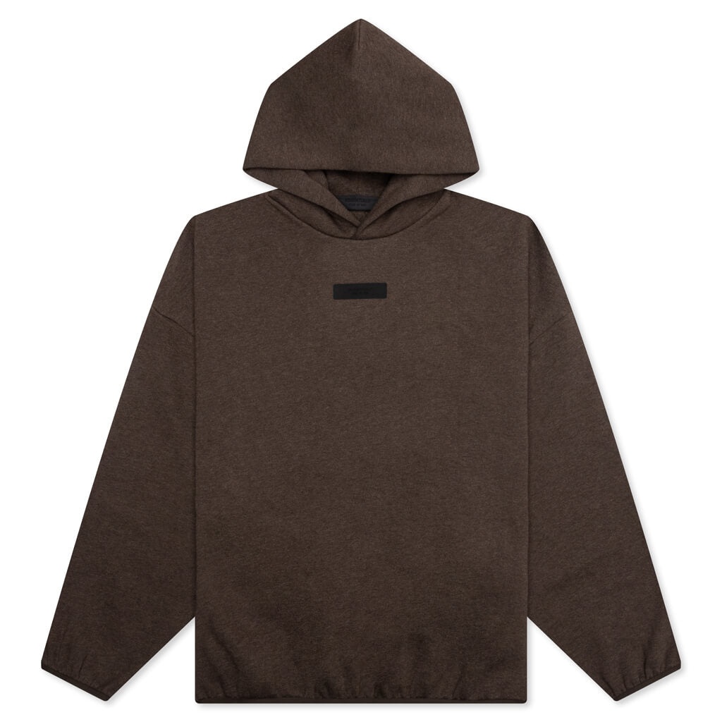 ESSENTIALS HOODIE - HEATHER WOOD - 1