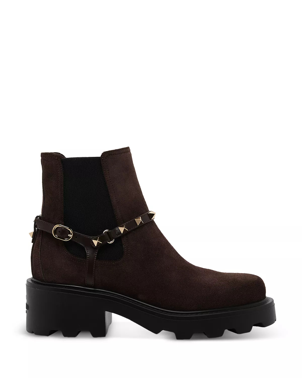 Women's Rockstud Beatle Suede Chelsea Boots - 3