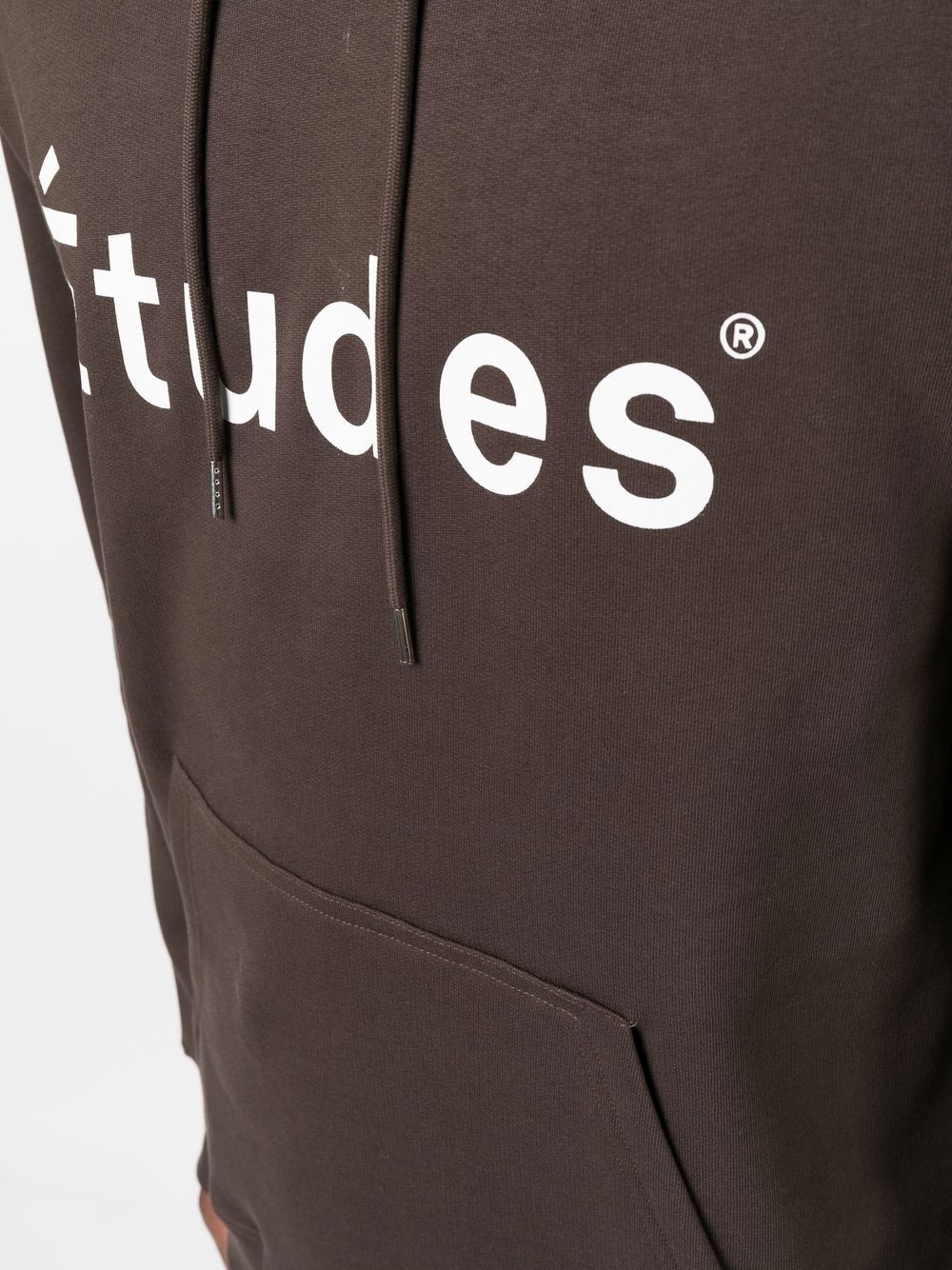 logo-print detail hoodie - 5