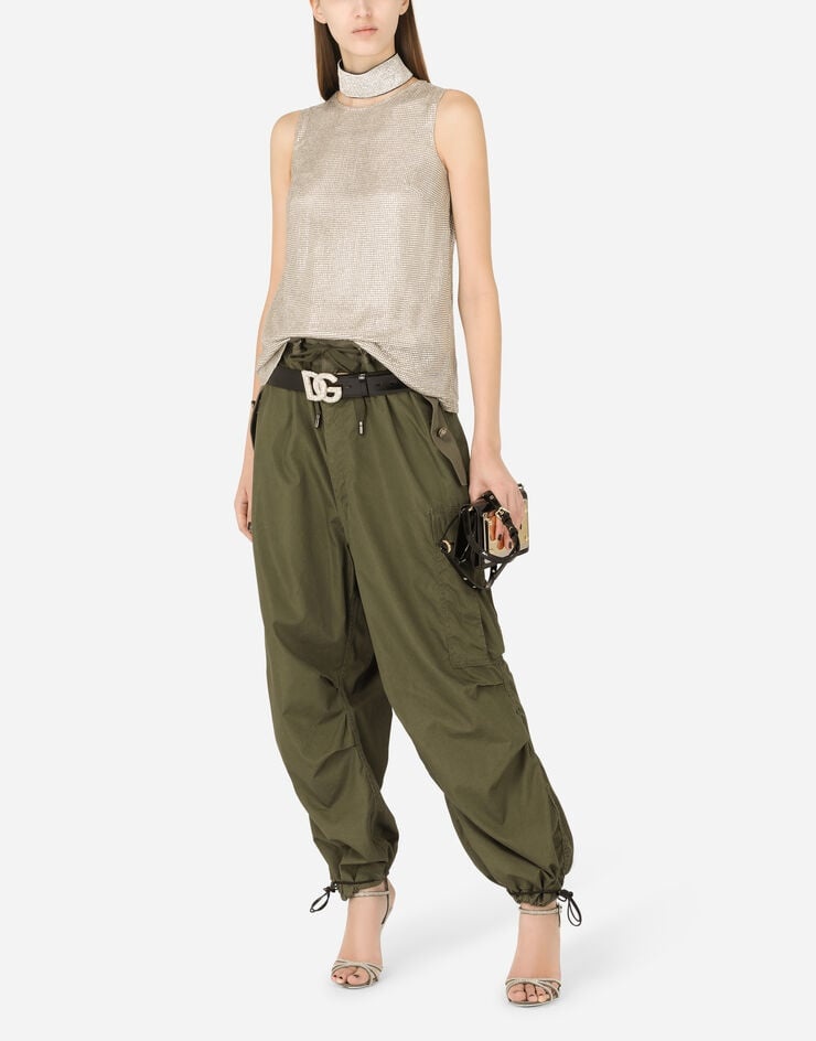 Cotton cargo pants - 5