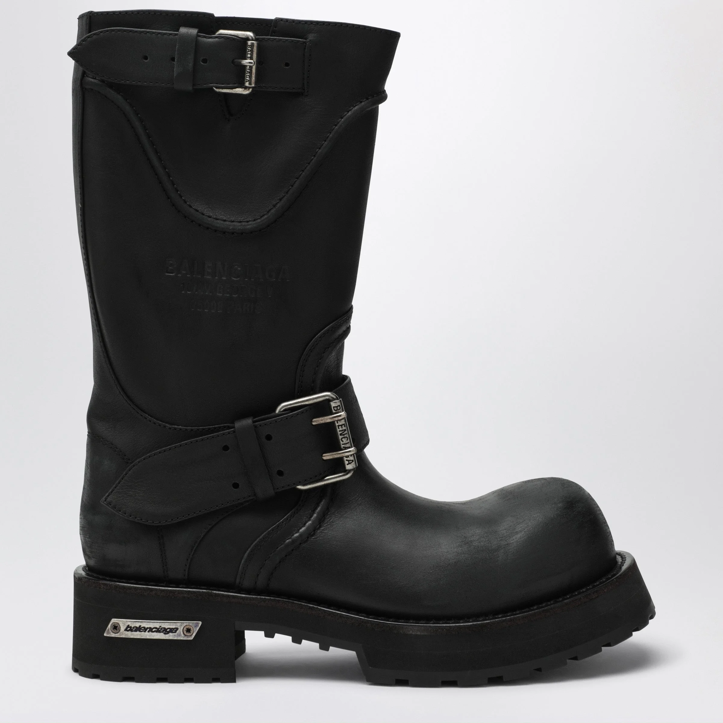 Venom boots in black calf leather - 1
