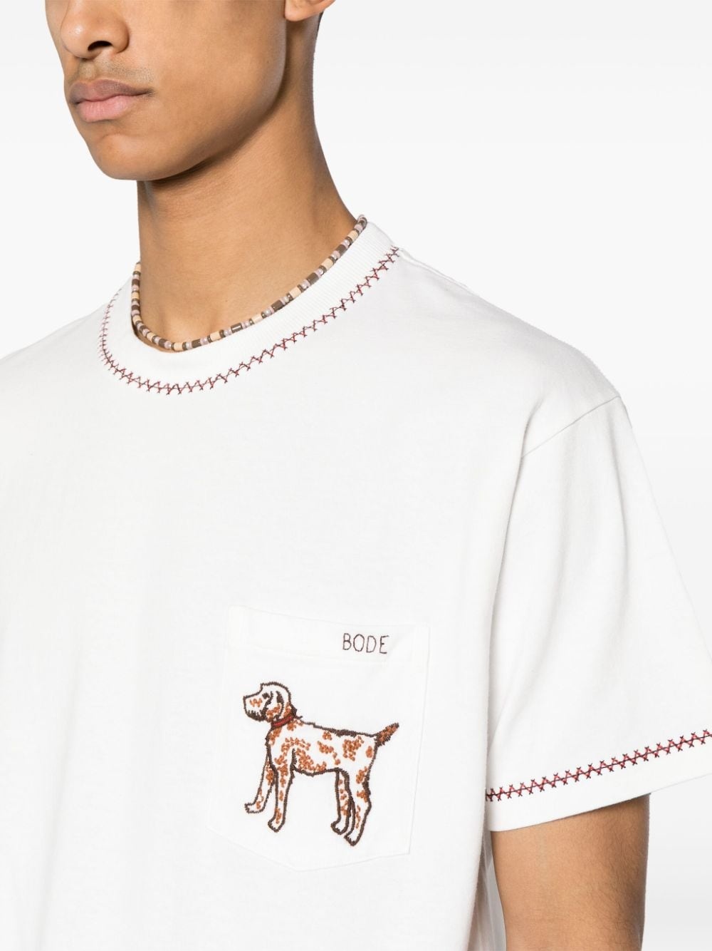 Griffon Pocket cotton T-shirt - 5