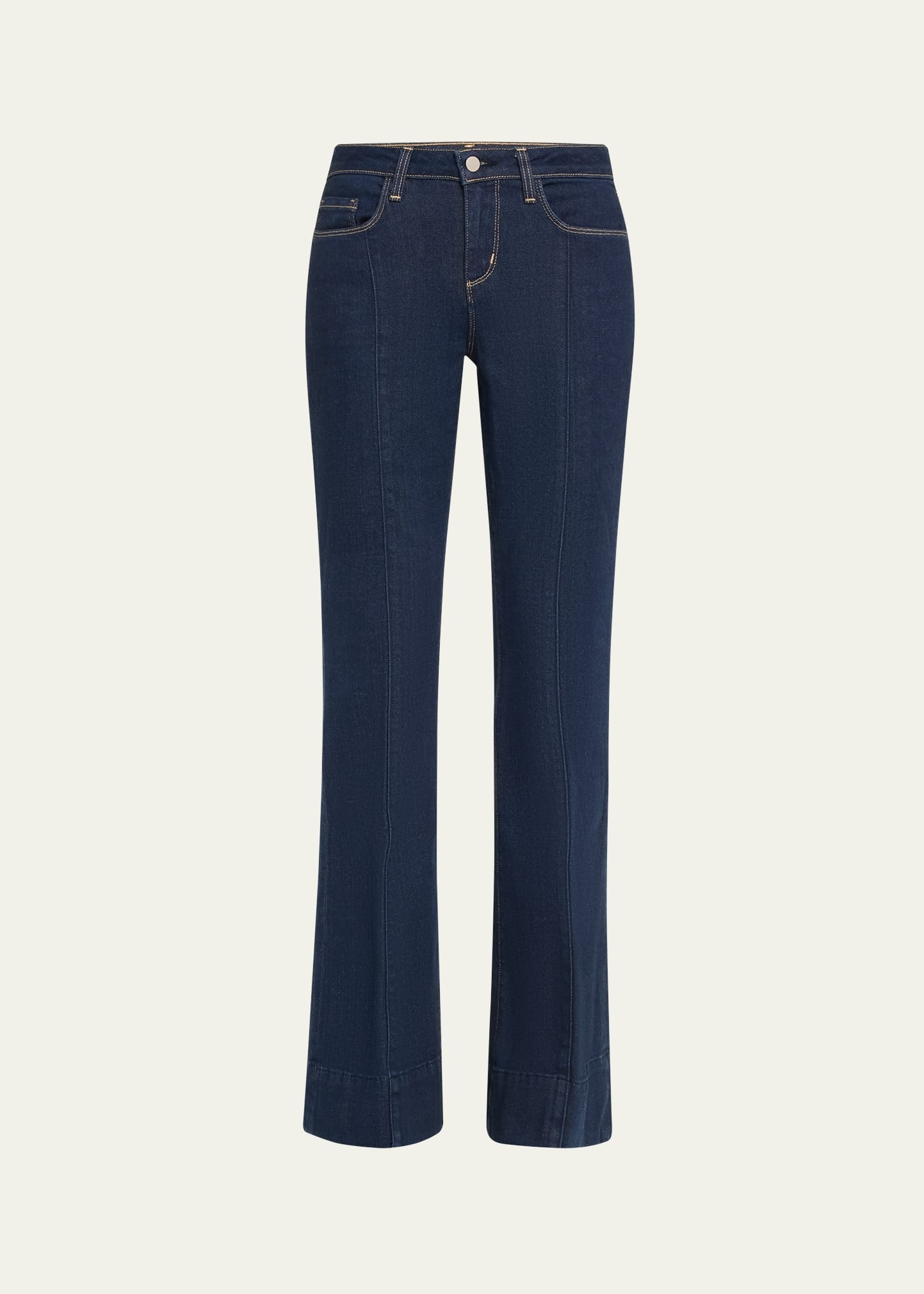 Lenora Seamed Flare Jeans - 1