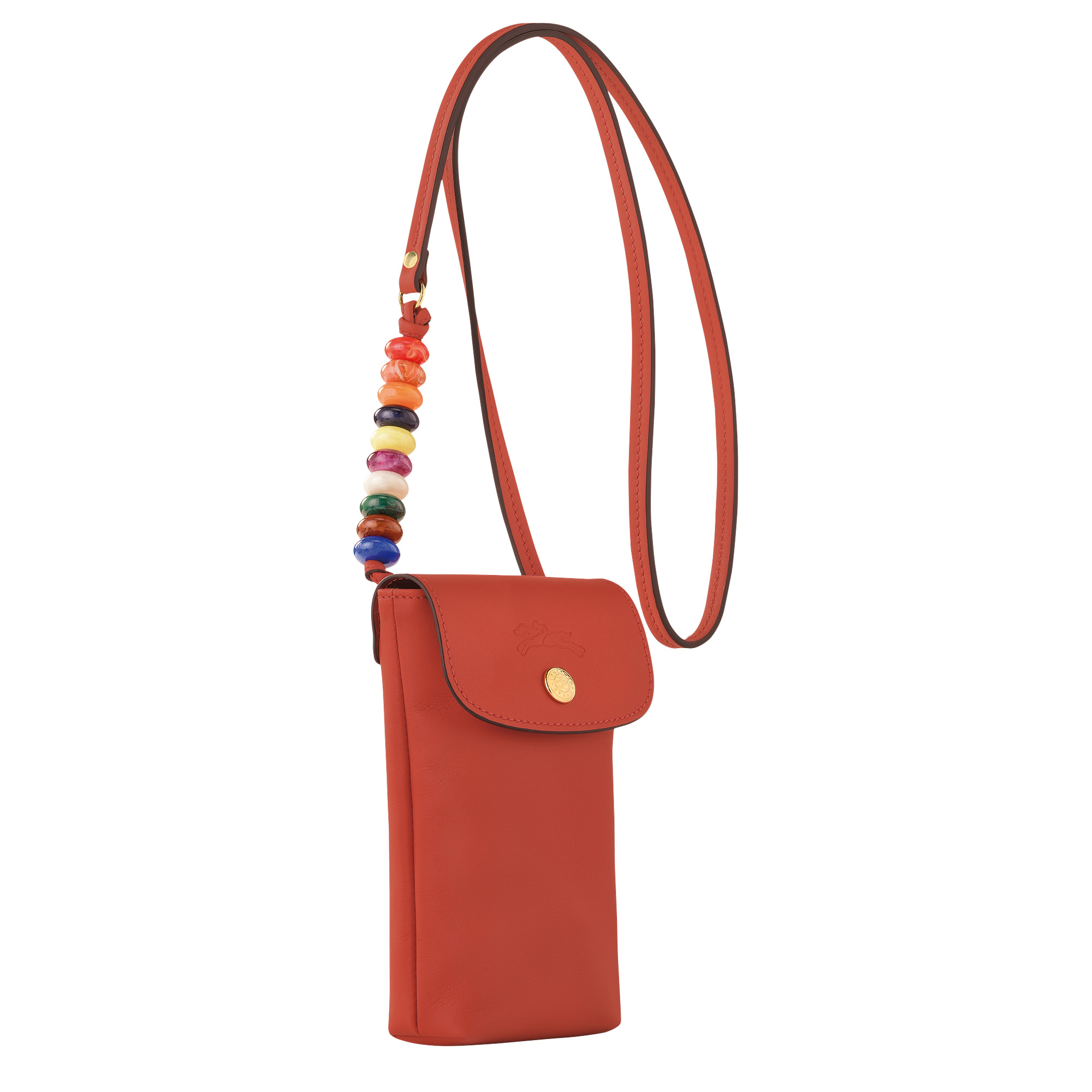 Le Pliage Xtra Phone case Sienna - Leather - 3