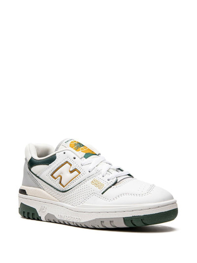 New Balance 550 "White/Nightwatch Green" sneakers outlook