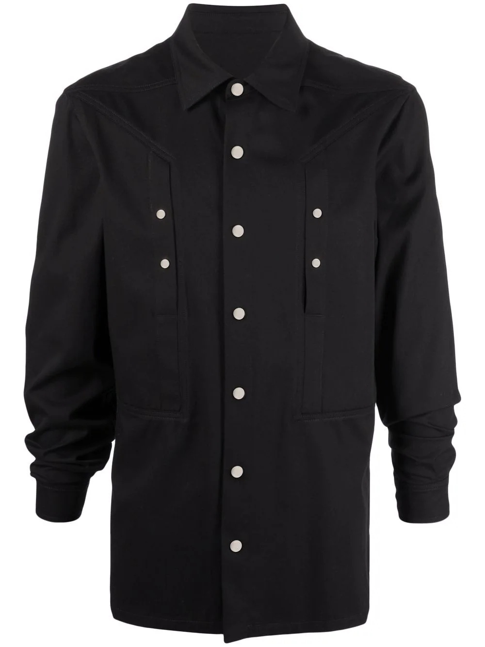 long-sleeve cotton shirt - 1