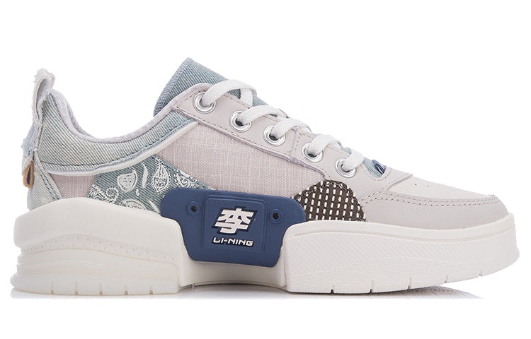 (WMNS) Li-Ning Weiwu Skate 'White Blue' AGCR214-2 - 2