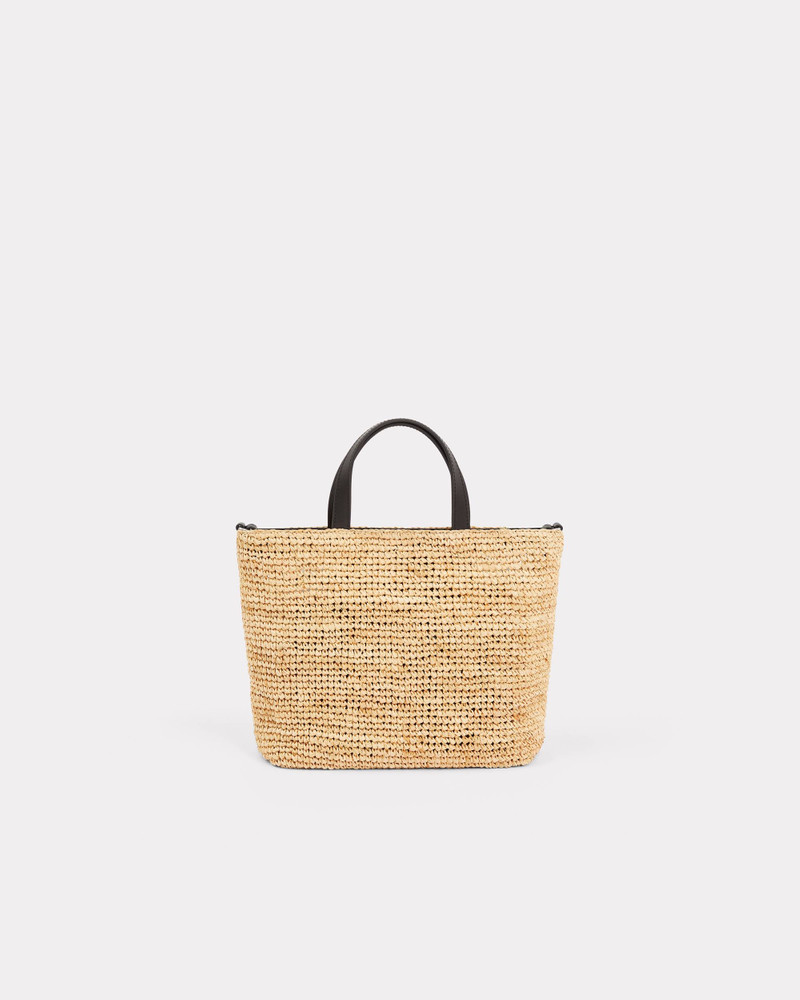 KENZO Small raffia tote outlook