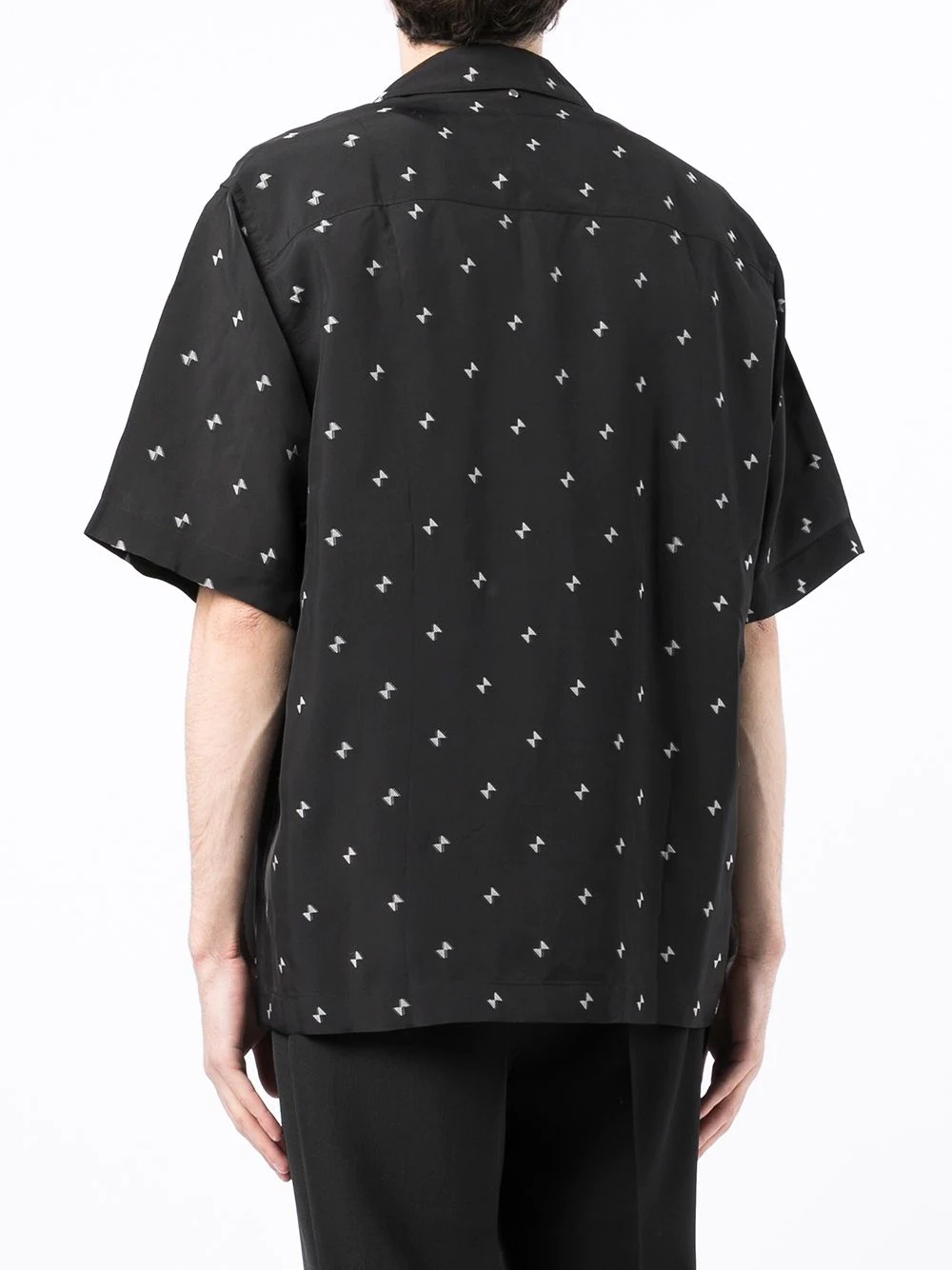 triangle-print shirt - 4
