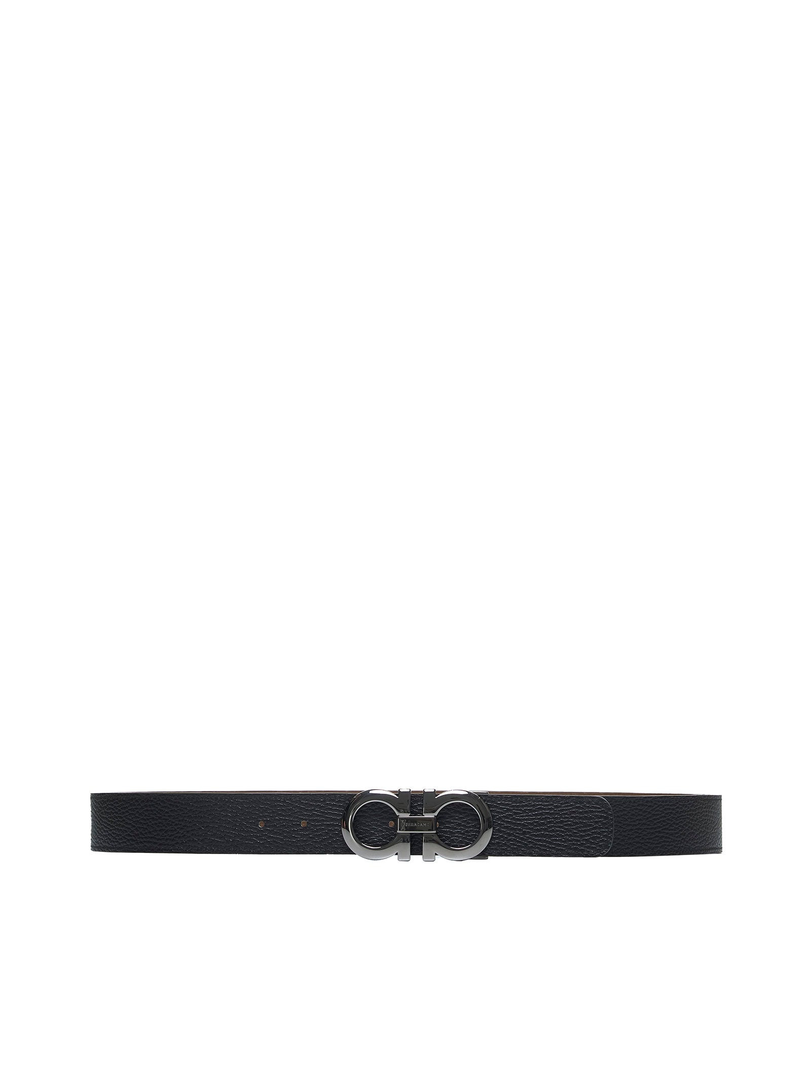 Ferragamo Men Gancini Reversible Leather Belt By Ferragamo - 3