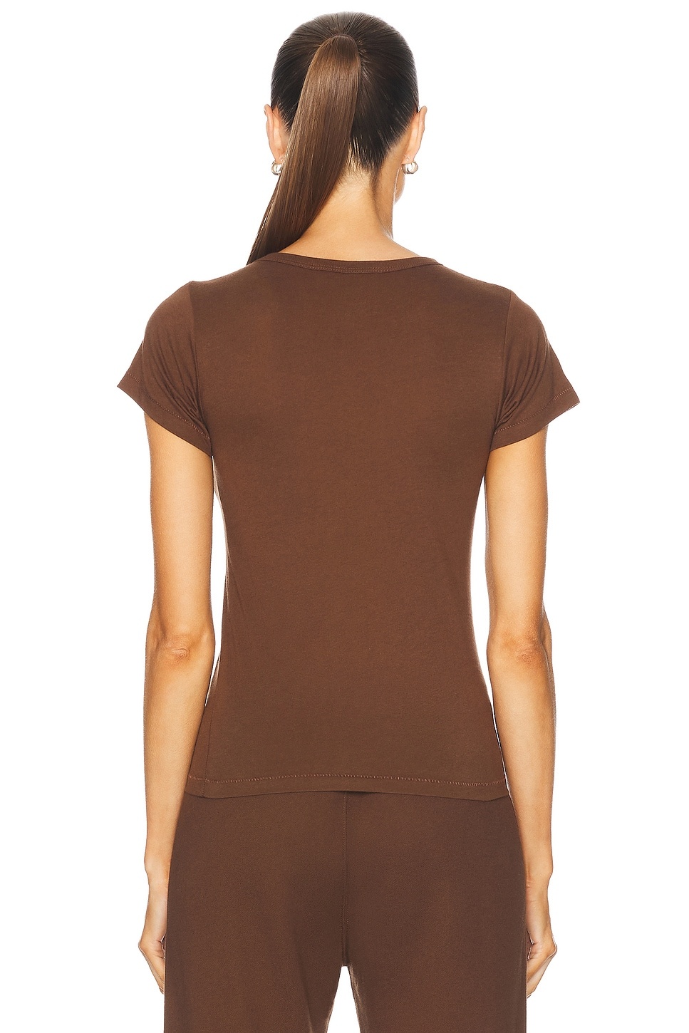Fitted Crewneck Short Sleeve T-Shirt - 3