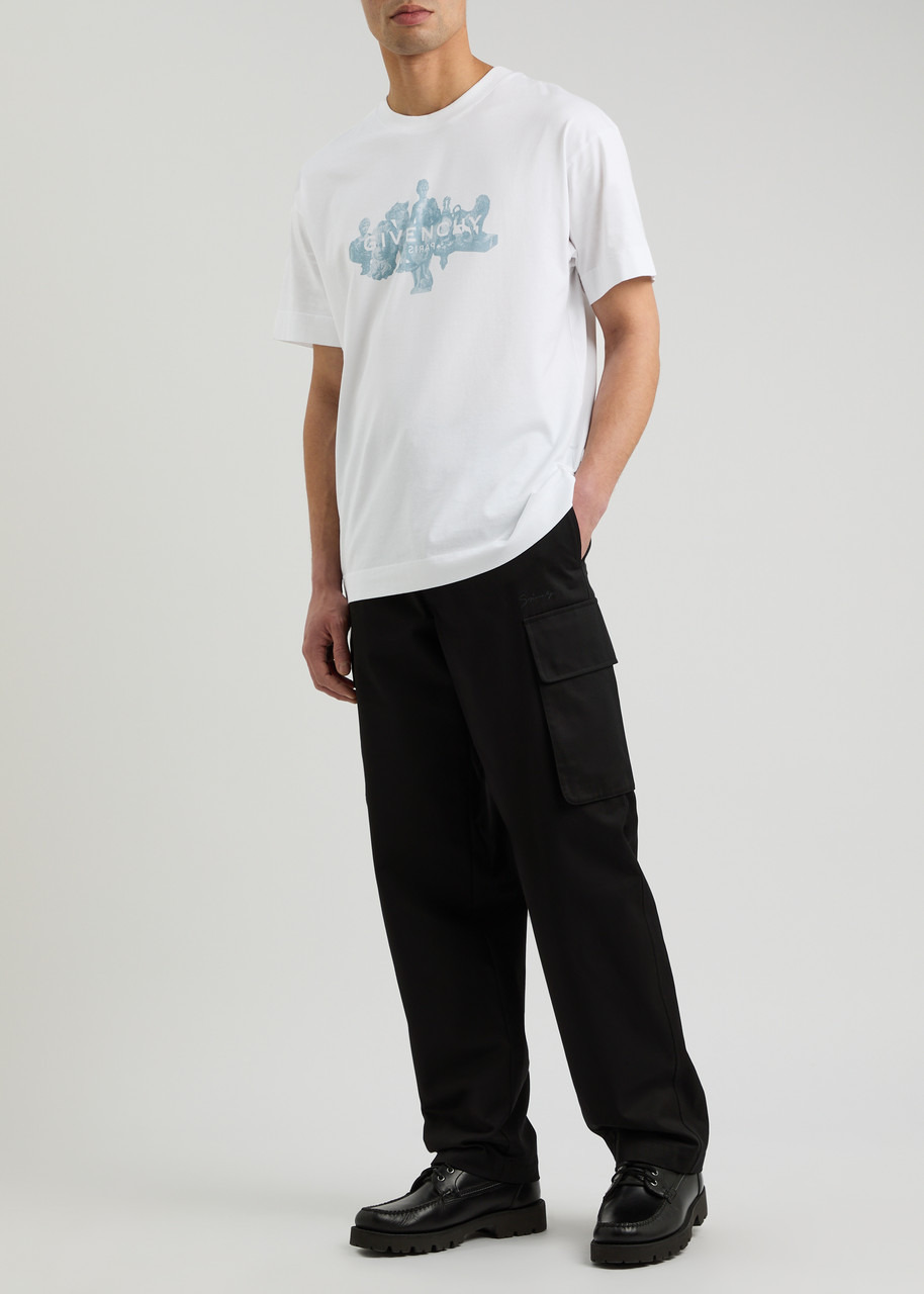 Givenchy Logo Printed Cotton T-shirt - 4