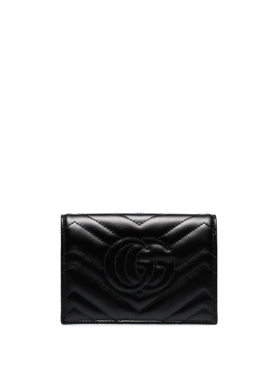 GUCCI GG Marmont quilted passport wallet outlook