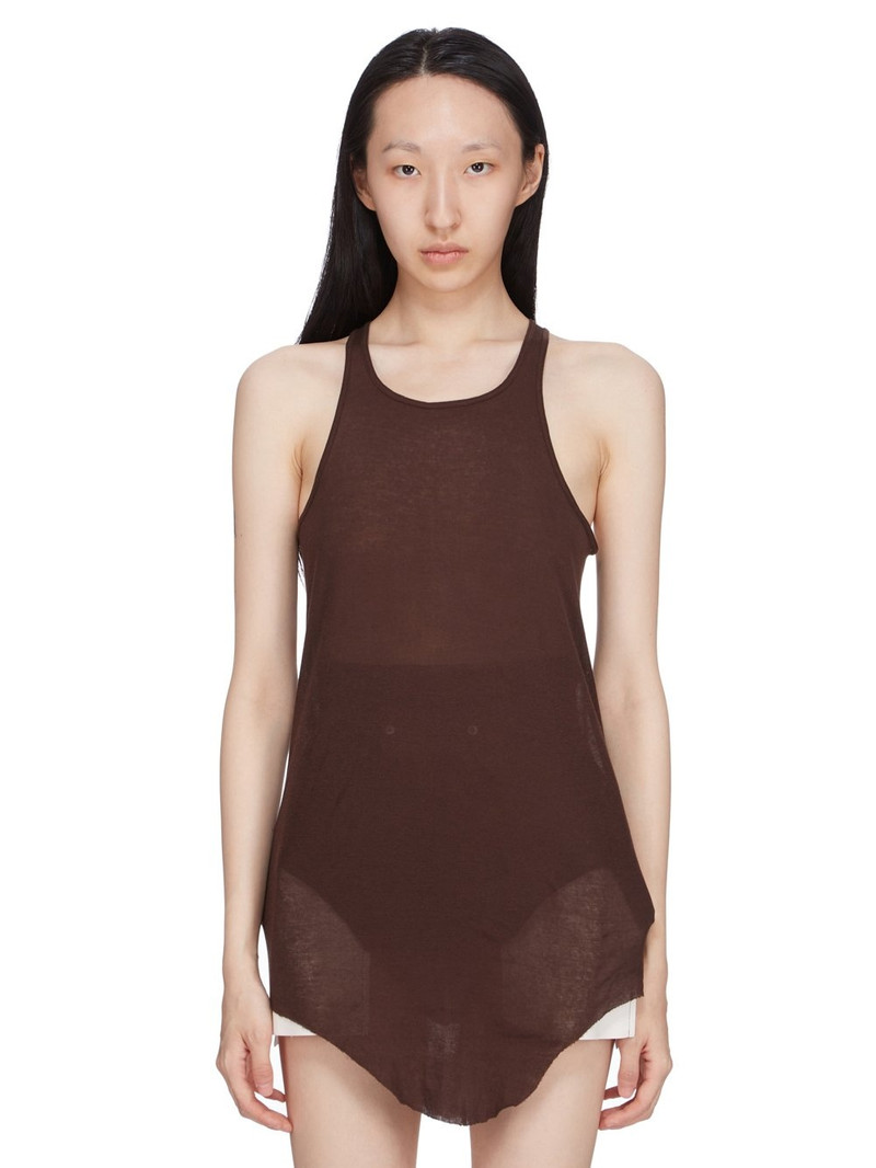 Ribbed-knit cotton tank top - 1