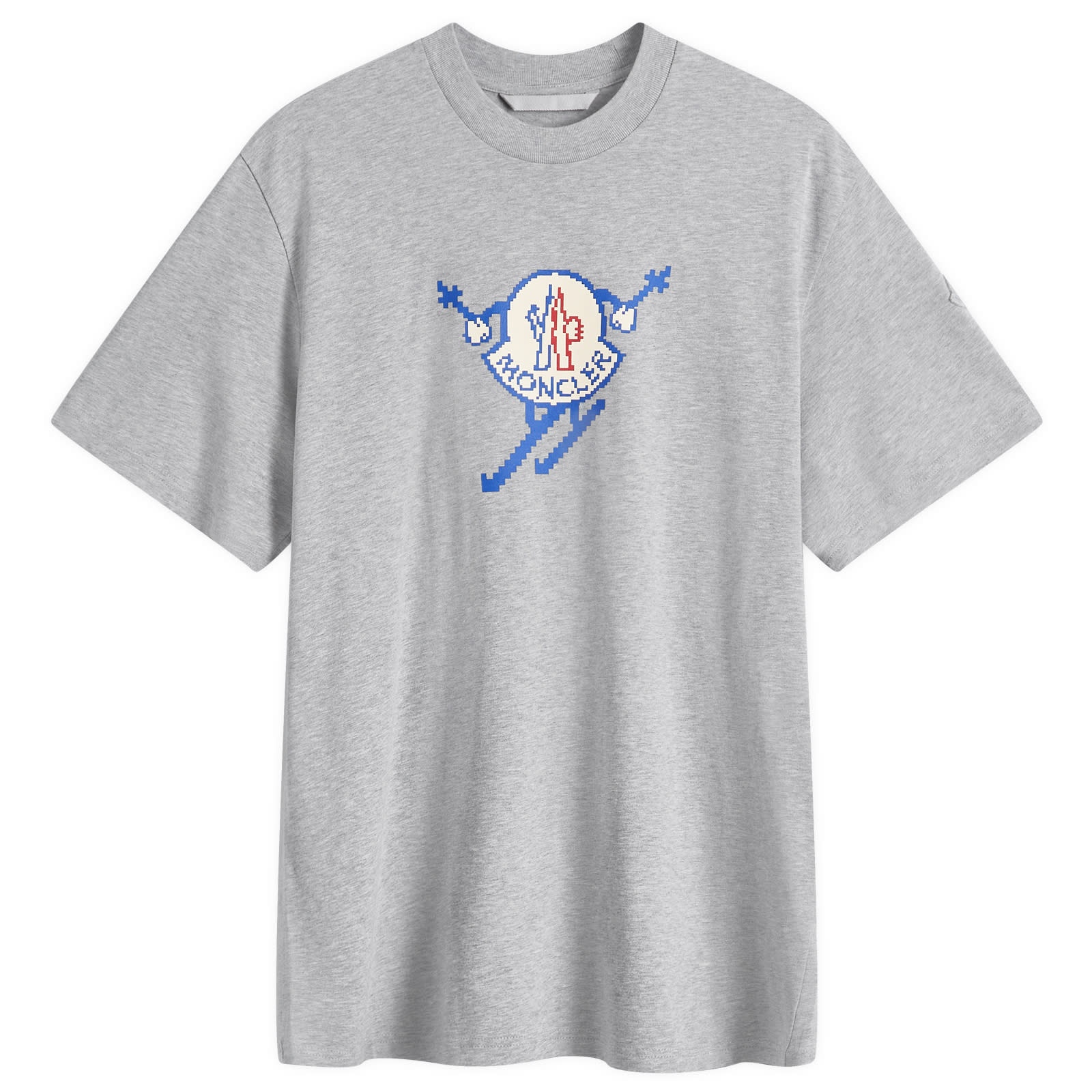 MONCLER Skiing Pixel ロゴ Tシャツ Moncler Moncler Skiing Pixel Logo T-Shirt | endclothing