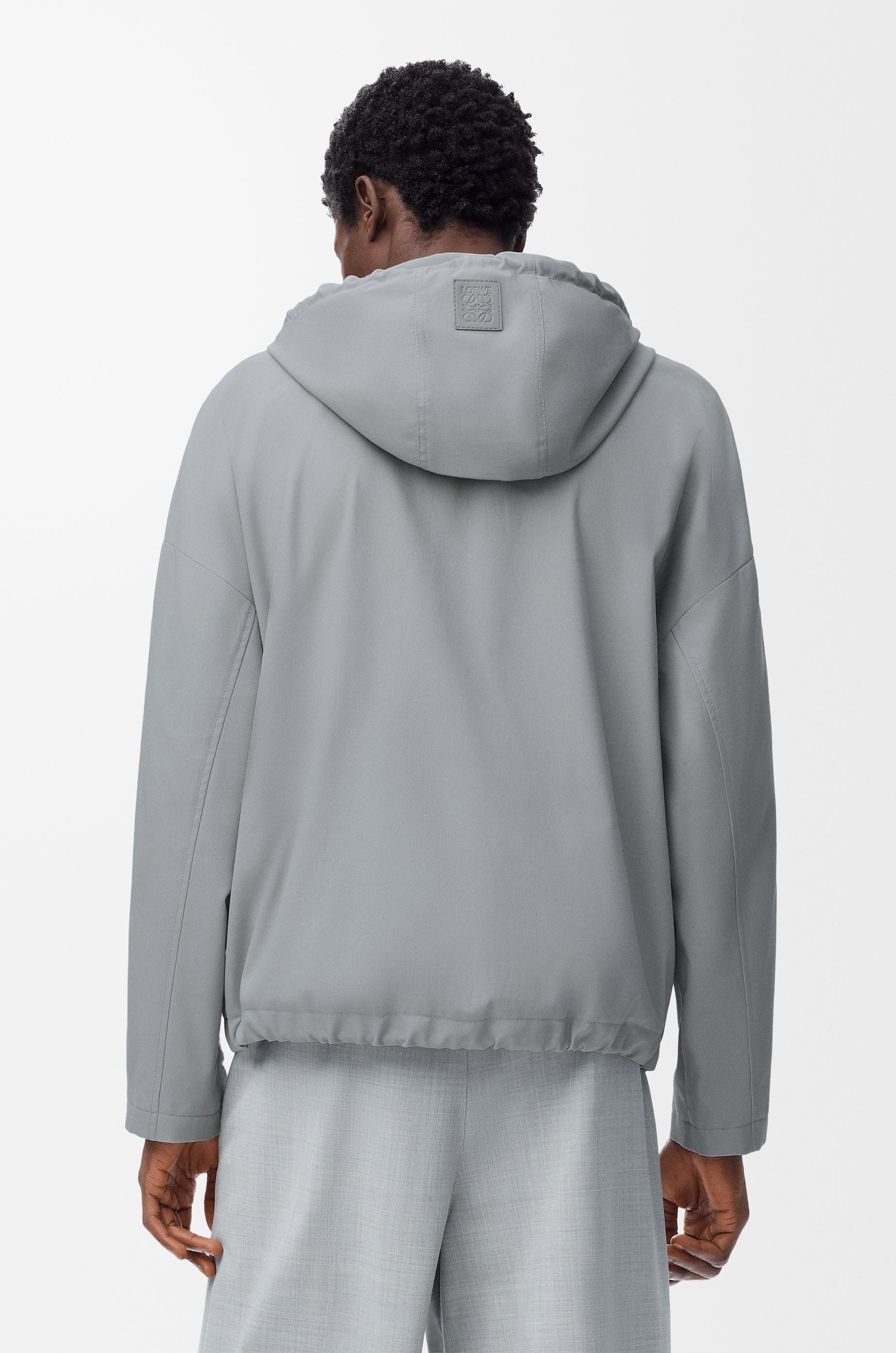 Hooded jacket in cotton - 4