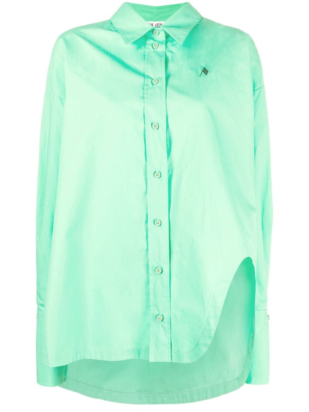 asymmetric cotton shirt - 1