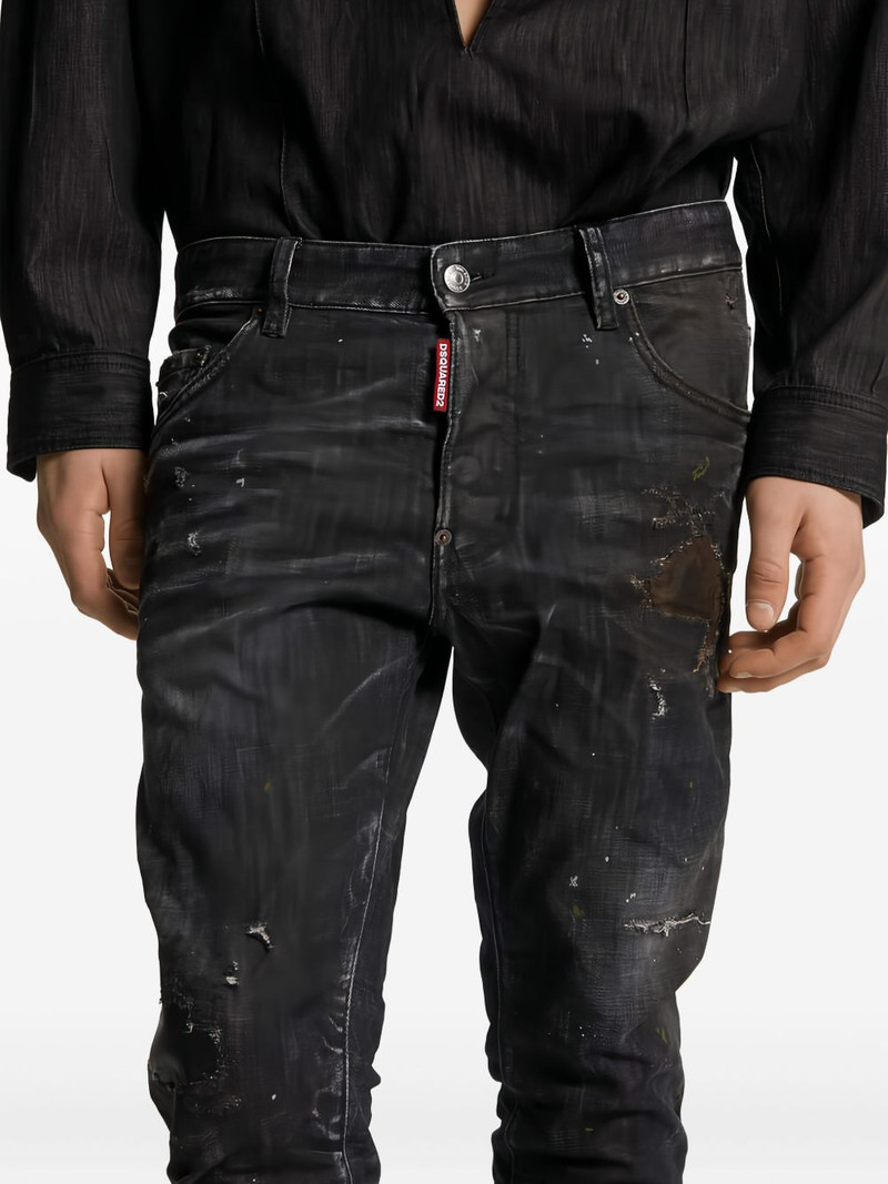 distressed patch jeans 5