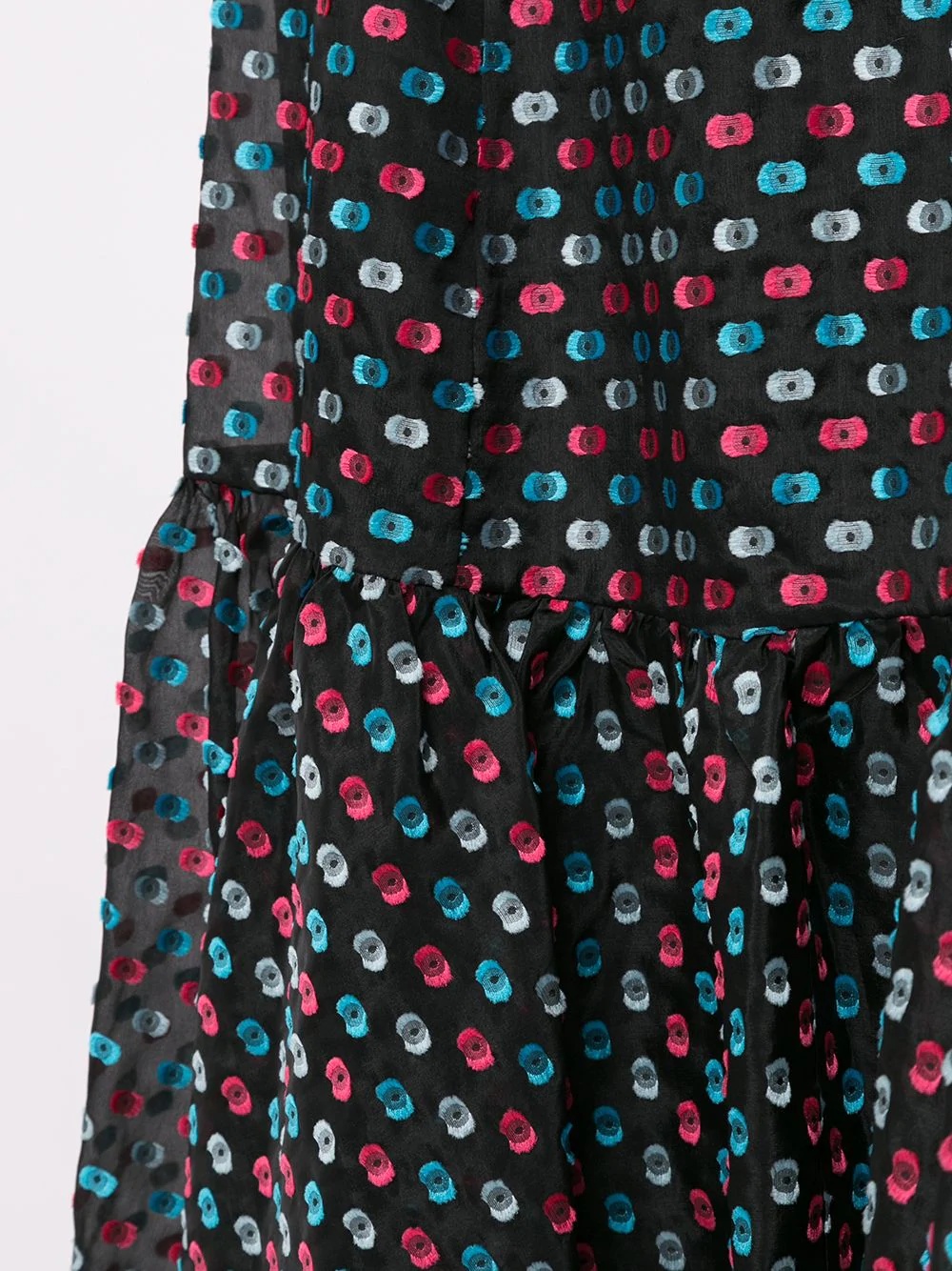 flared polka dot print skirt - 5