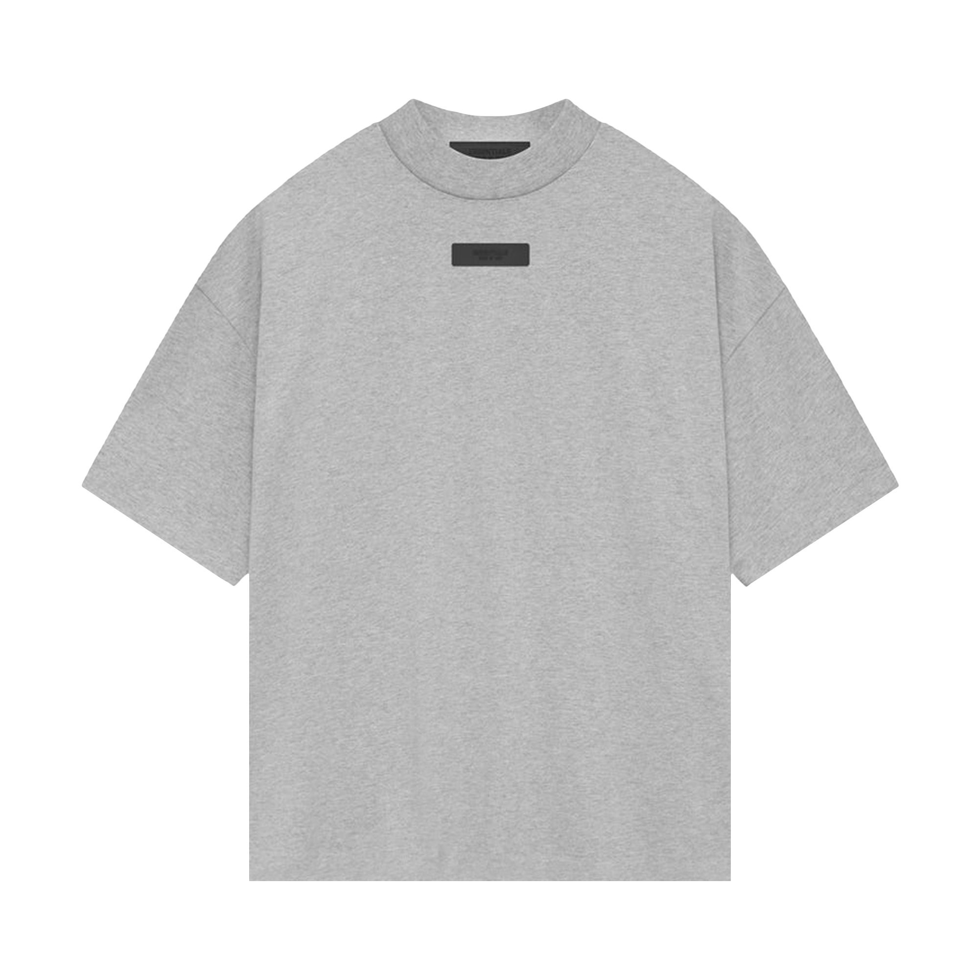 Fear of God Essentials Crewneck T-Shirt II 'Light Heather Grey' - 1