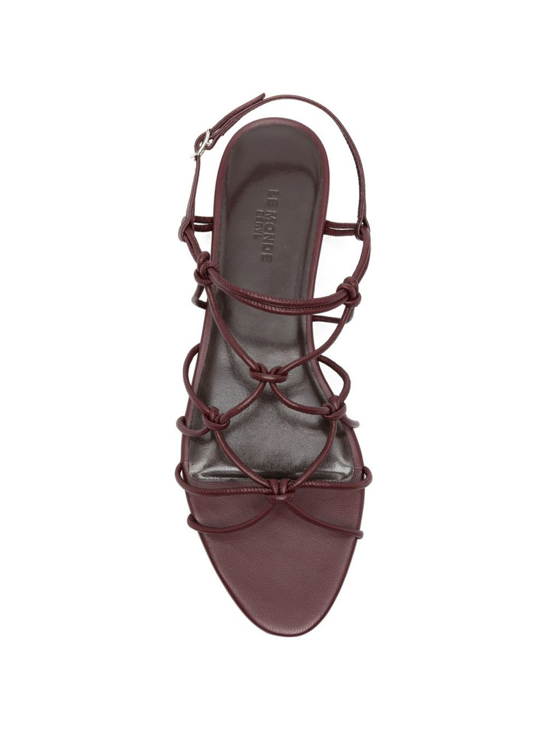 knotted leather sandals 4
