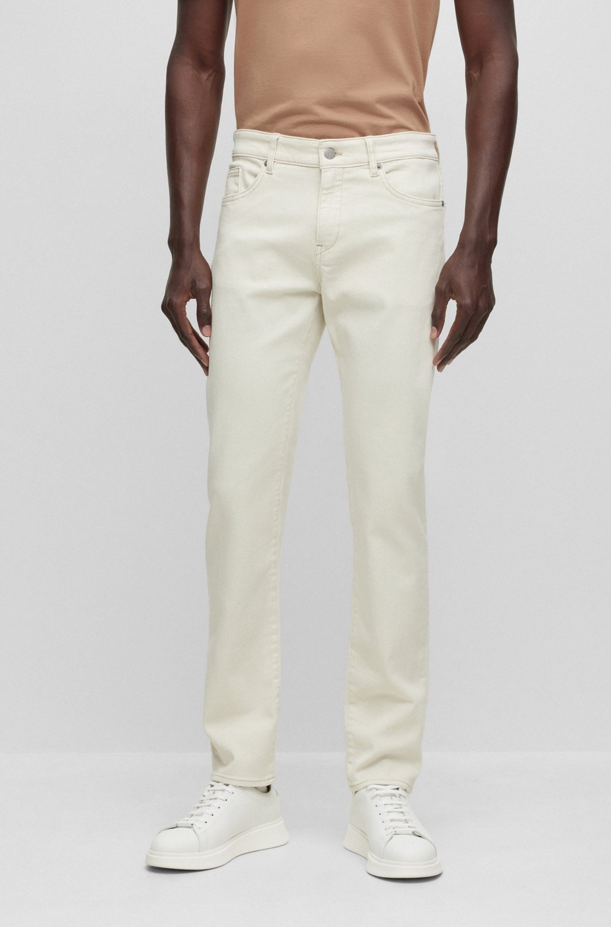 SLIM-FIT JEANS IN SUPER-SOFT ITALIAN DENIM - 2
