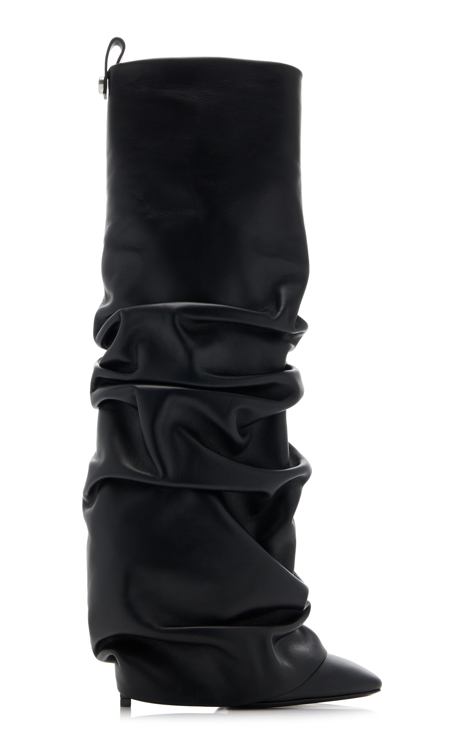 Rea Slouched Leather Boots black - 1