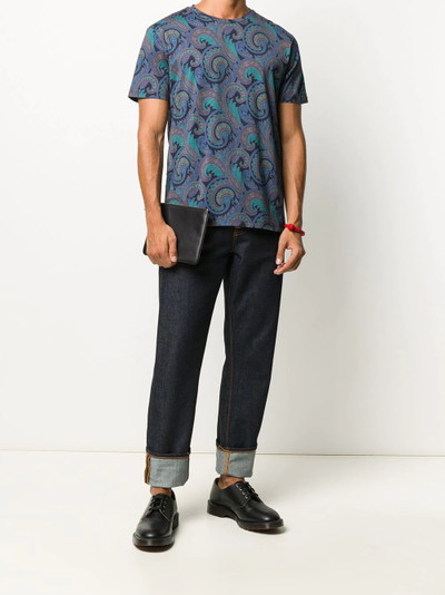 Etro paisley print T-shirt outlook