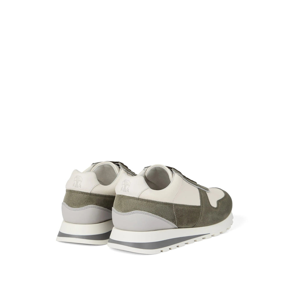 Brunello Cucinelli Green Trainers - Low-Tops Men - 2