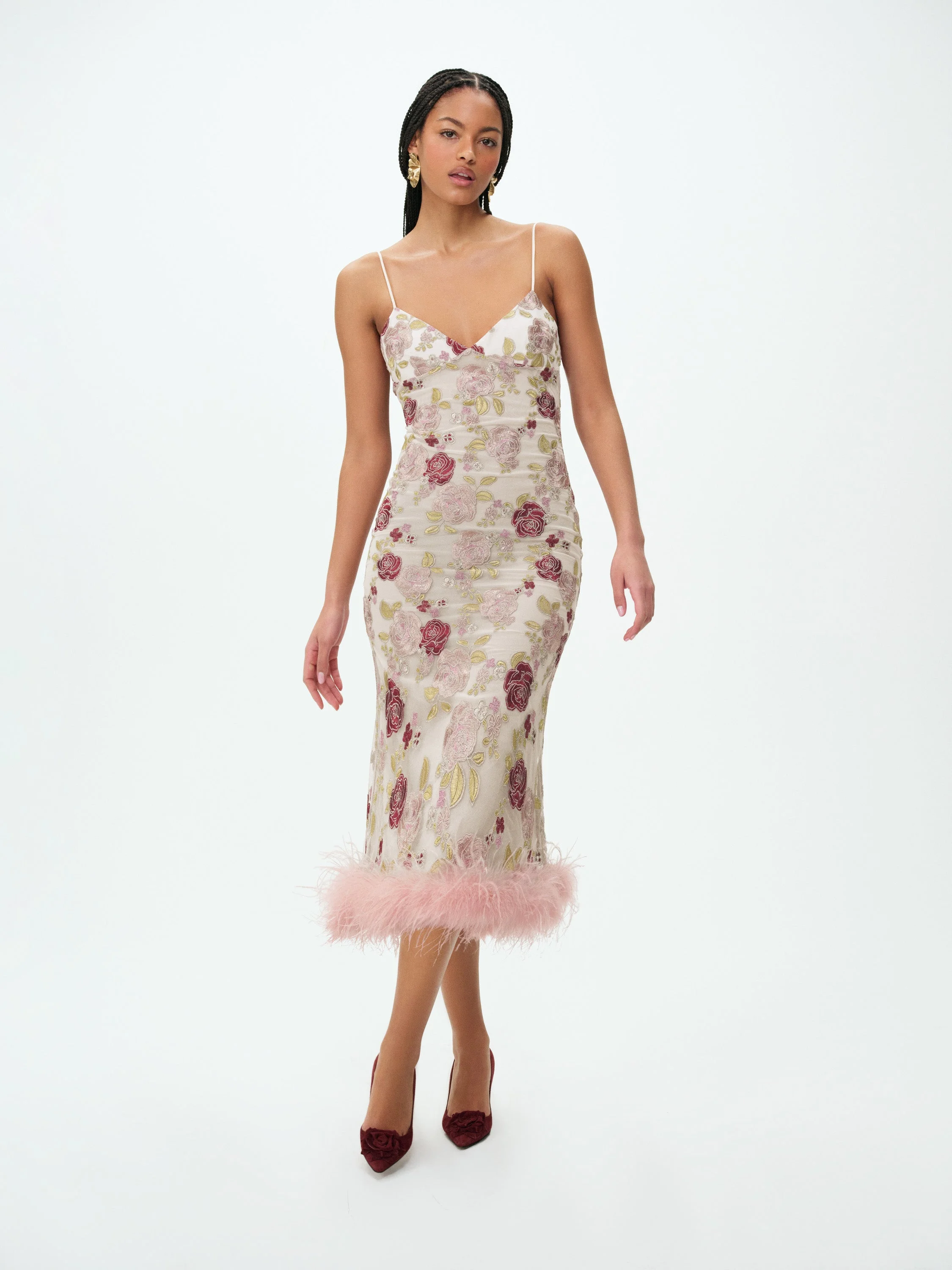 Josephine Floral Midi Dress - 1