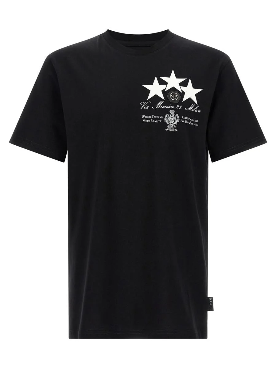 Philipp Plein Print And Patch T-Shirt - 1