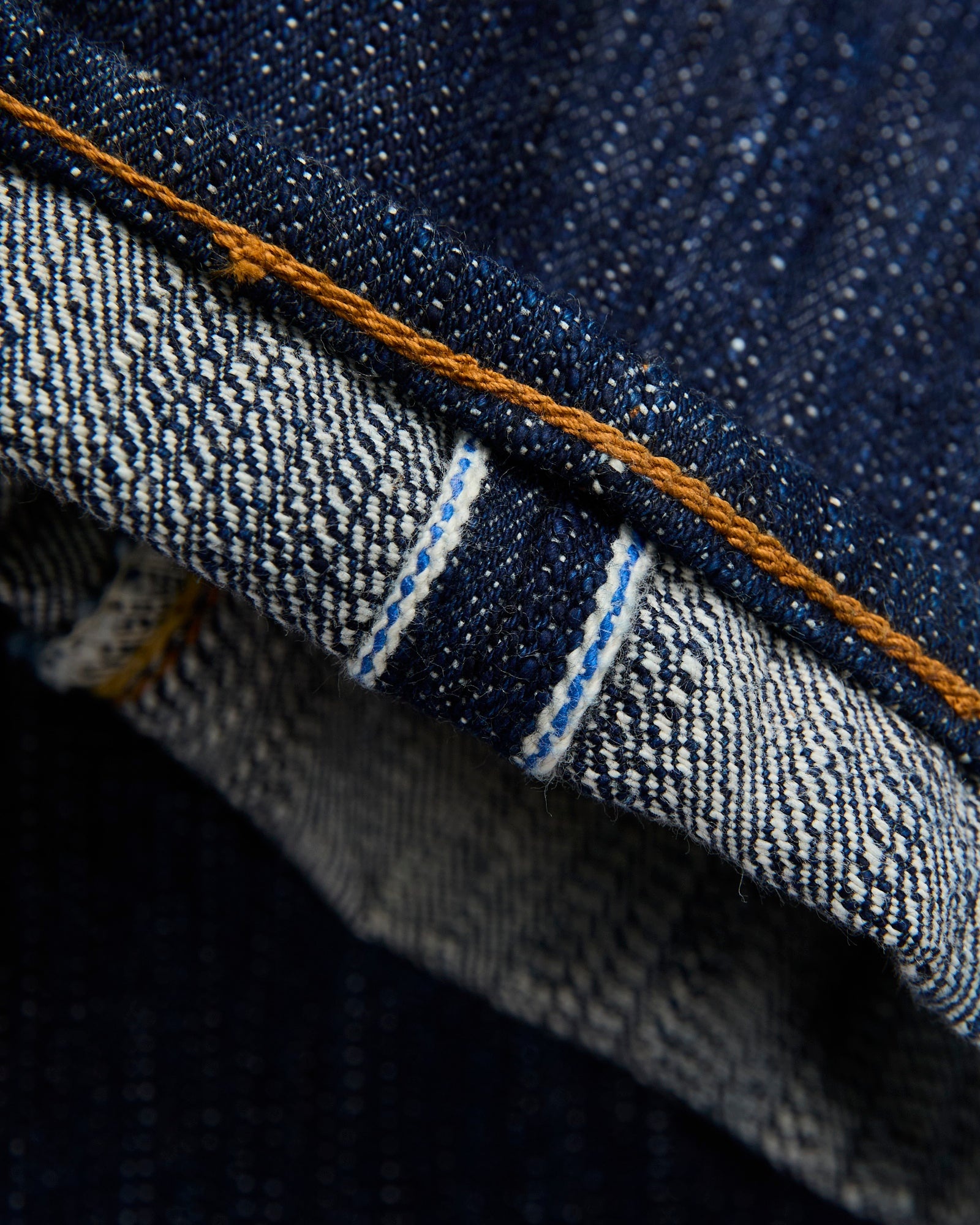 KS-15oz-003 "Kasuri" 15oz Slub Selvedge Denim - Regular Straight Fit - 9