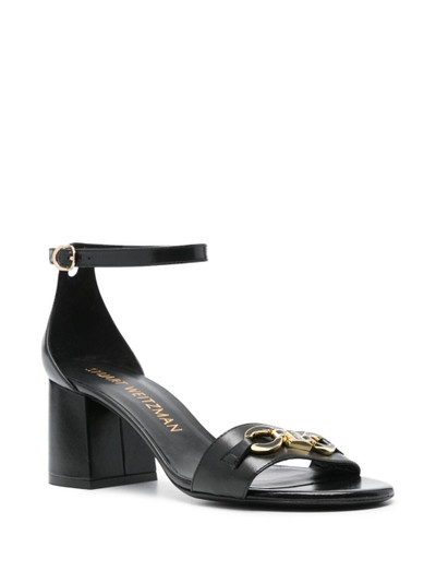 Stuart Weitzman SW Signature 70mm leather sandal outlook