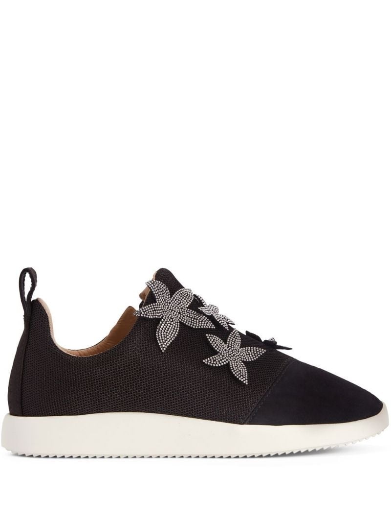 Alena crystal-embellished sneakers - 1