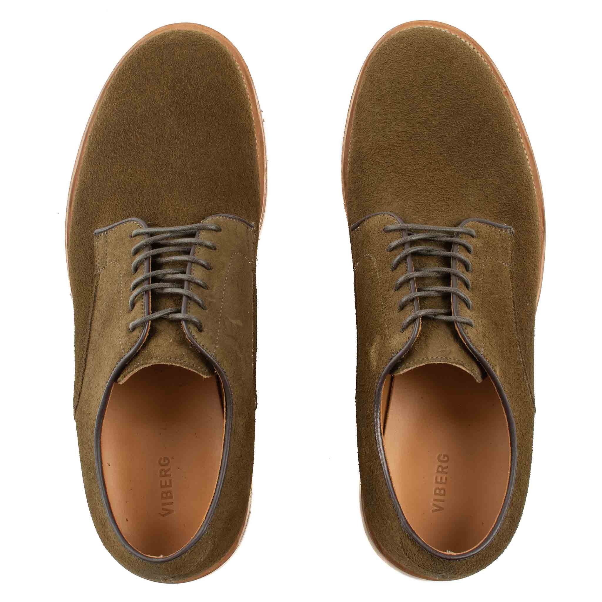 Mushroom Chamois Roughout Derby Shoe - 4