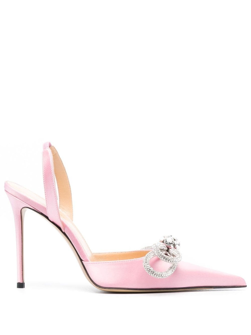 MACH & MACH bow-detail 105mm slingback pumps outlook