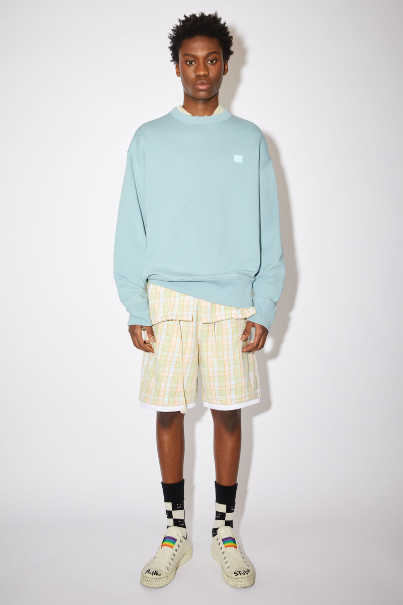 Acne Studios Crew neck sweatshirt - Ice blue outlook